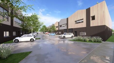 Local d'activité neuf de 150 m² à vendre : Photo